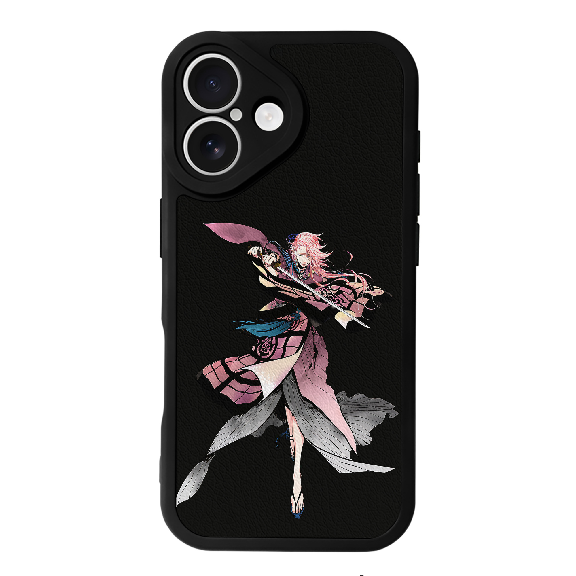 （画像用） 刀剣乱舞 Touken Ranbu 【iPhone 16シリーズ対応】シリコンスマホケース（レザー調） 材質：シリコン